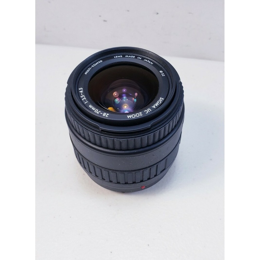 Sigma UC Zoom 28-70mm 1:3.5-4.5 Multi-coated Lens for Minolta Camera